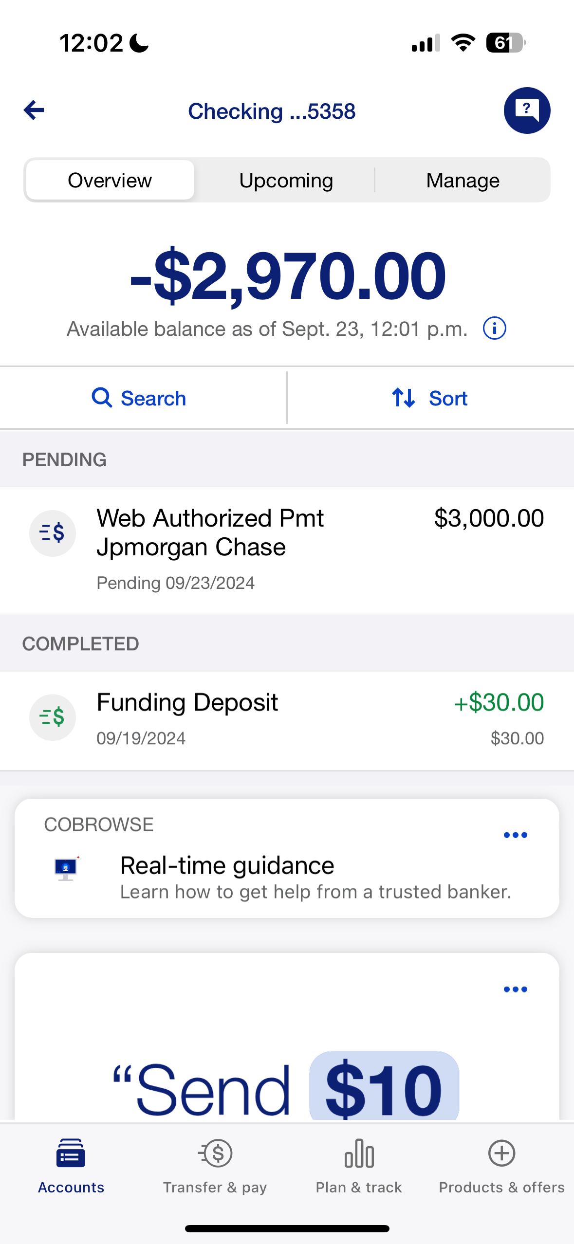 开户ACH方向弄反，余额变成负数- 银行账户- 美卡论坛