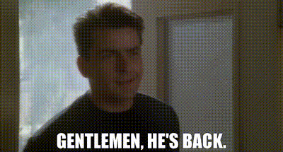 YARN | Gentlemen, he's back. | Hot Shots! | Video gifs by quotes | 4b78f31f | 紗