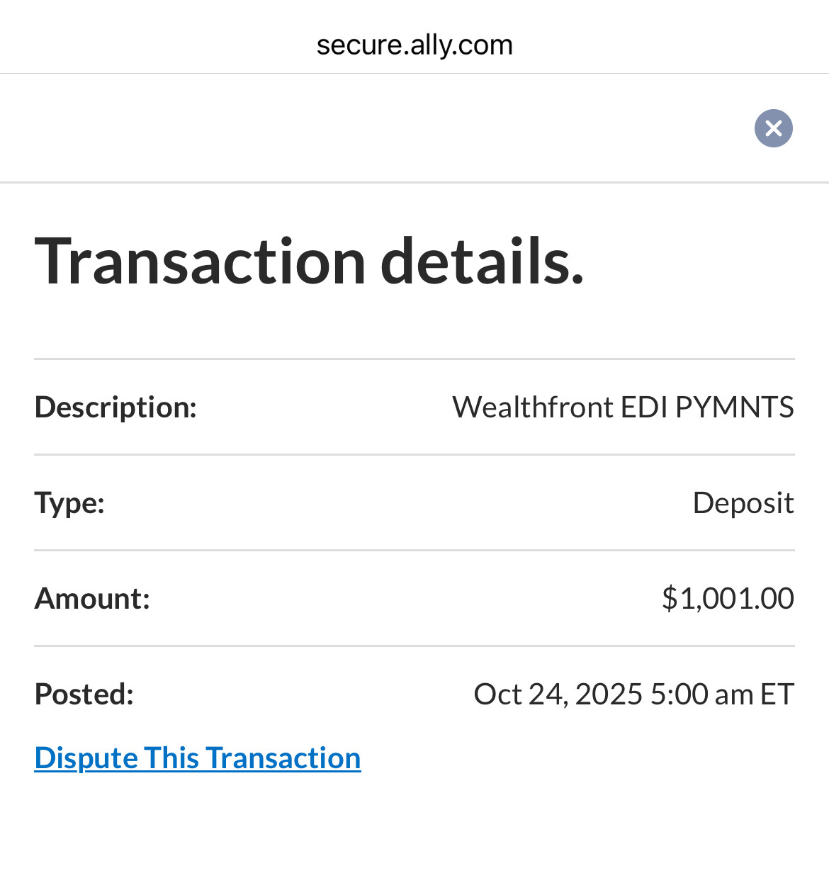 DEAD] $300 Ally Checking + $100 Savings Referral (11/10/2025截止） - 第7 页-  银行账户- 美卡论坛