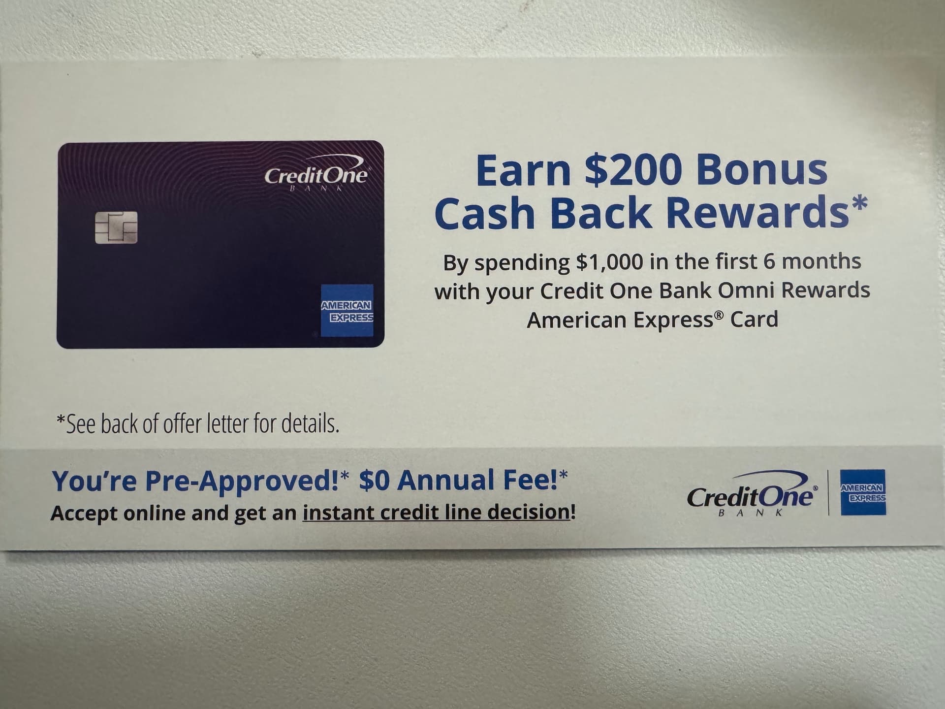 对不起，把credit one看成capital one，还以为C1又出新卡乱发pre- approve - 信用卡- 美卡论坛